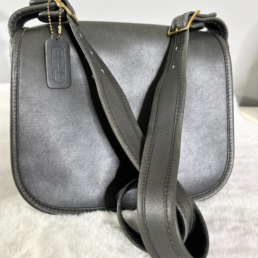 Coach Vintage NYC Classic Pouch in Grey Original Coach Leatherware Hangtag 9170